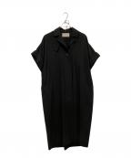 TODAYFULトゥデイフル）の古着「Halfsleeve Cocoon Coat」｜ブラック