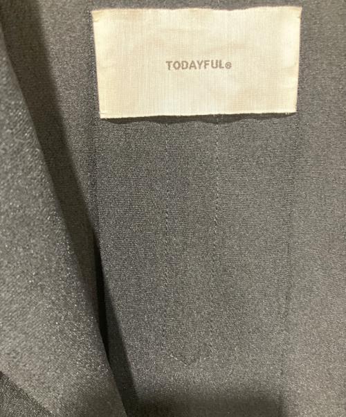 TODAYFUL（トゥデイフル）TODAYFUL (トゥデイフル) Halfsleeve Cocoon Coat ブラック サイズ:SIZE 38の古着・服飾アイテム