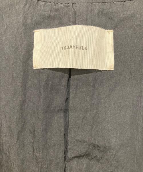 TODAYFUL（トゥデイフル）TODAYFUL (トゥデイフル) Soutiencollar Over Coat ブラック サイズ:SIZE 38の古着・服飾アイテム