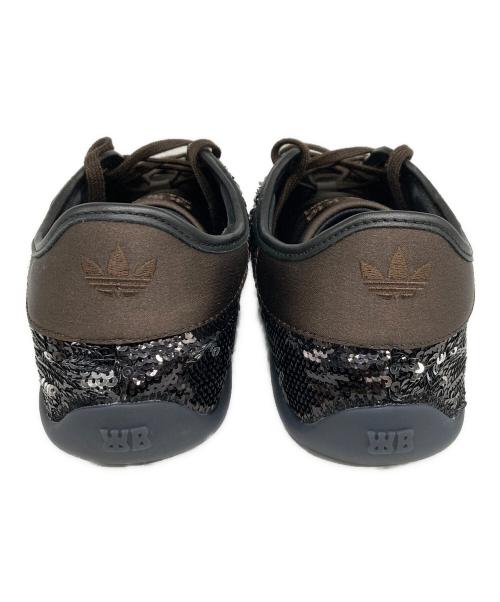adidas（アディダス）adidas (アディダス) WALES BONNER (ウェールズボナー) WALES BONNER × ADIDAS ORIGINALS KARINTHA LO BLACK/BROWN SEQUIN ダークブラウン サイズ:27cmの古着・服飾アイテム