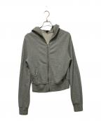 Omar Afridiオマールアフリディ）の古着「ジップパーカー」｜グレー