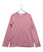 COMME des GARCONS SHIRTコムデギャルソンシャツ）の古着「長袖カットソー」｜ピンク
