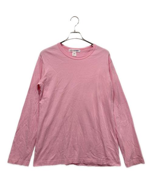 COMME des GARCONS SHIRT（コムデギャルソンシャツ）COMME des GARCONS SHIRT (コムデギャルソンシャツ) 長袖カットソー ピンク サイズ:Lの古着・服飾アイテム
