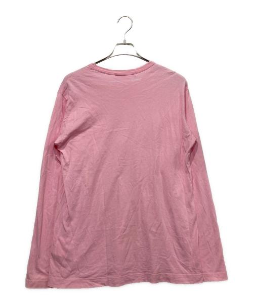 COMME des GARCONS SHIRT（コムデギャルソンシャツ）COMME des GARCONS SHIRT (コムデギャルソンシャツ) 長袖カットソー ピンク サイズ:Lの古着・服飾アイテム