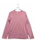 COMME des GARCONS SHIRT（コムデギャルソンシャツ）の古着「長袖カットソー」｜ピンク