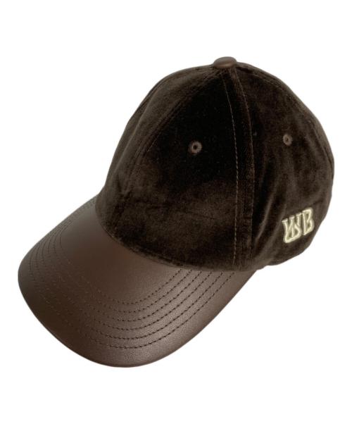 WALES BONNER（ウェールズボナー）WALES BONNER (ウェールズボナー) ベロアキャップ ブラウンの古着・服飾アイテム