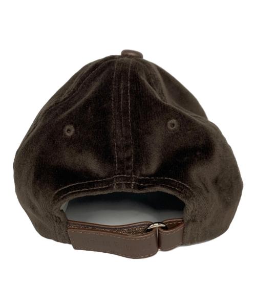 WALES BONNER（ウェールズボナー）WALES BONNER (ウェールズボナー) ベロアキャップ ブラウンの古着・服飾アイテム