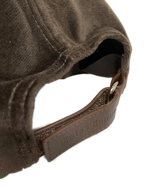 WALES BONNER（ウェールズボナー）WALES BONNER (ウェールズボナー) ベロアキャップ ブラウンの古着・服飾アイテム