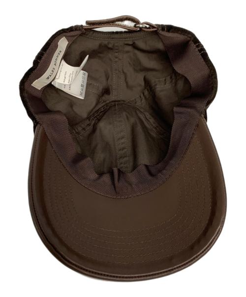 WALES BONNER（ウェールズボナー）WALES BONNER (ウェールズボナー) ベロアキャップ ブラウンの古着・服飾アイテム