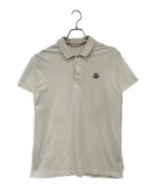 MONCLER（モンクレール）の古着「MAGLIA POLO MANICA CORTA」｜ホワイト
