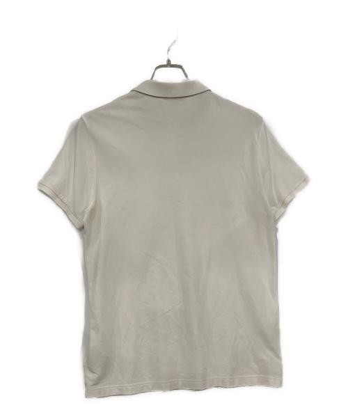 MONCLER（モンクレール）MONCLER (モンクレール) MAGLIA POLO MANICA CORTA ホワイト サイズ:Lサイズの古着・服飾アイテム