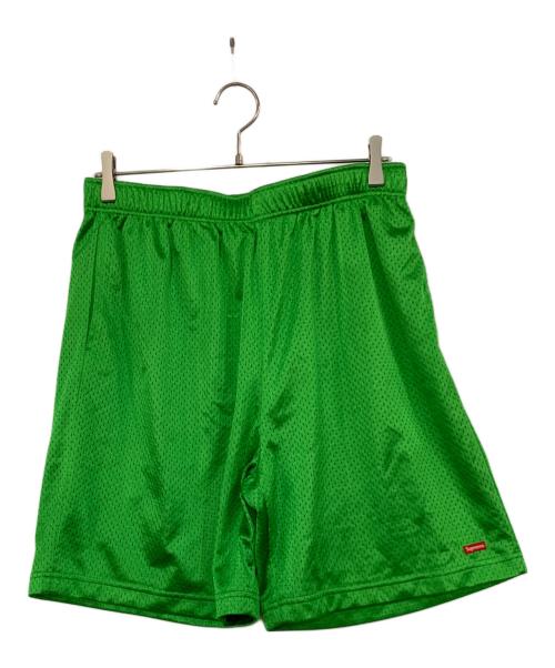 SUPREME（シュプリーム）SUPREME (シュプリーム) Small Box Baggy Mesh Short グリーン サイズ:Sサイズの古着・服飾アイテム