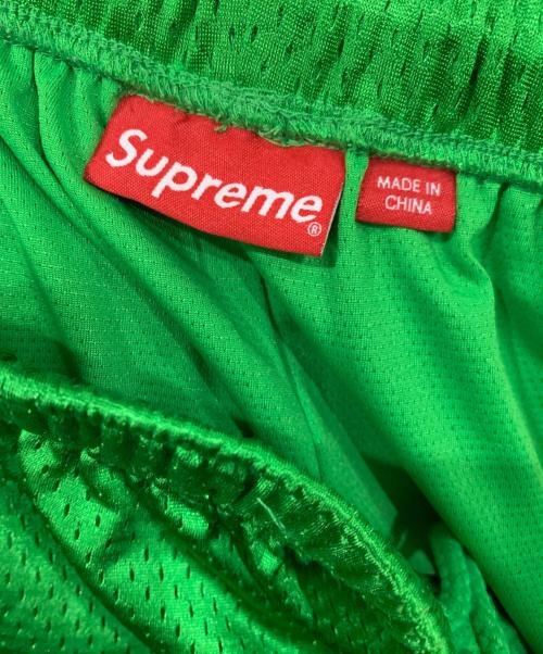 SUPREME（シュプリーム）SUPREME (シュプリーム) Small Box Baggy Mesh Short グリーン サイズ:Sサイズの古着・服飾アイテム
