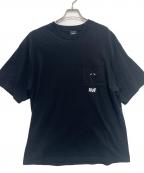 HUFハフ）の古着「半袖カットソー」｜ブラック