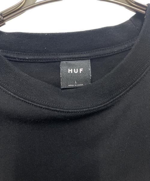 HUF（ハフ）HUF (ハフ) 半袖カットソー ブラック サイズ:ｌの古着・服飾アイテム