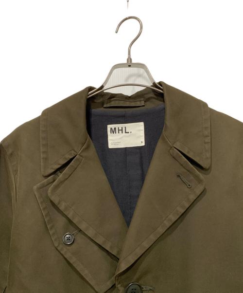 MHL（エムエイチエル）MHL (エムエイチエル) コート オリーブ サイズ:Sの古着・服飾アイテム