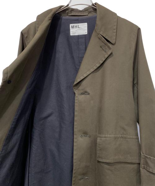 MHL（エムエイチエル）MHL (エムエイチエル) コート オリーブ サイズ:Sの古着・服飾アイテム