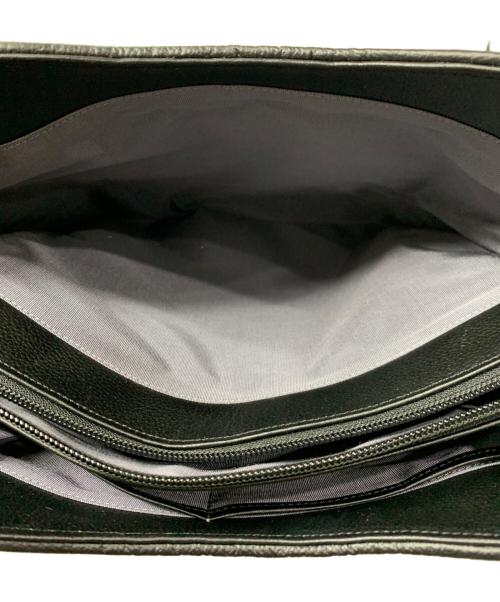 印傳屋（インデンヤ）印傳屋 (インデンヤ) ハンドバッグ ブラック×ベージュの古着・服飾アイテム