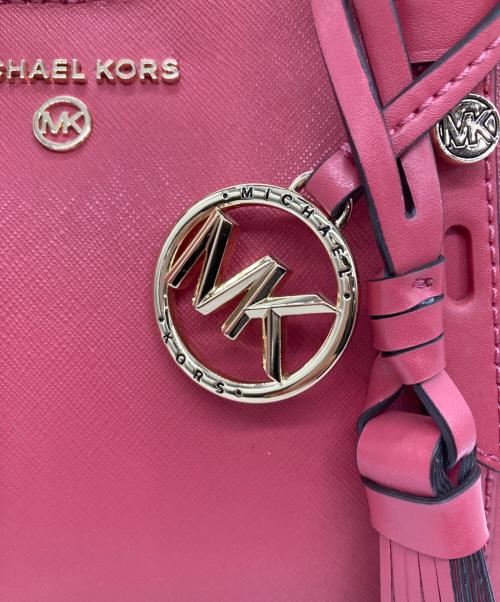 MICHAEL KORS（マイケルコース）MICHAEL KORS (マイケルコース) ハンドバッグ レッドの古着・服飾アイテム