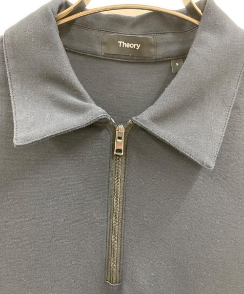 theory（セオリー）theory (セオリー) theory　半袖カットソー ブラック サイズ:Sの古着・服飾アイテム