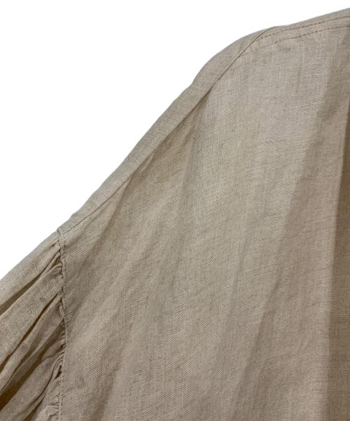 nest Robe（ネストローブ）nest Robe (ネストローブ) 長袖ワンピース ベージュ サイズ:SIZE Freeの古着・服飾アイテム