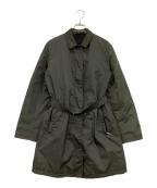 PRADAプラダ）の古着「シングルブレスト トレンチコート」｜オリーブ