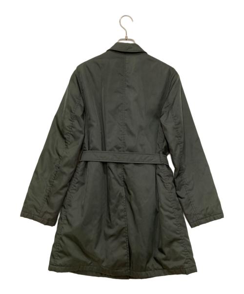 PRADA（プラダ）PRADA (プラダ) シングルブレスト トレンチコート オリーブ サイズ:38の古着・服飾アイテム