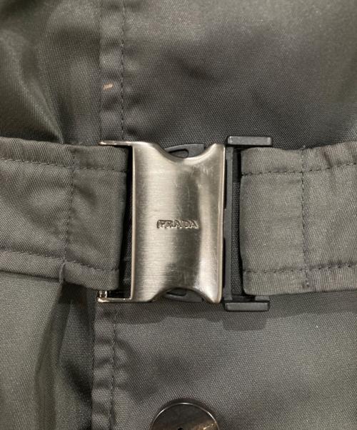PRADA（プラダ）PRADA (プラダ) シングルブレスト トレンチコート オリーブ サイズ:38の古着・服飾アイテム