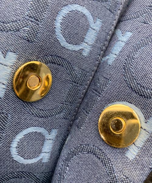 Salvatore Ferragamo（サルヴァトーレ フェラガモ）Salvatore Ferragamo (サルヴァトーレ フェラガモ) ショルダーバッグ ブルーの古着・服飾アイテム