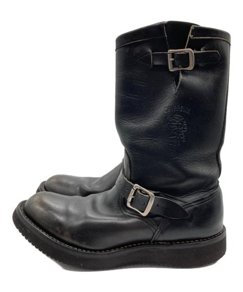 CHIPPEWA（チペワ）CHIPPEWA (チペワ) エンジニアブーツ ブラック サイズ:９Dの古着・服飾アイテム