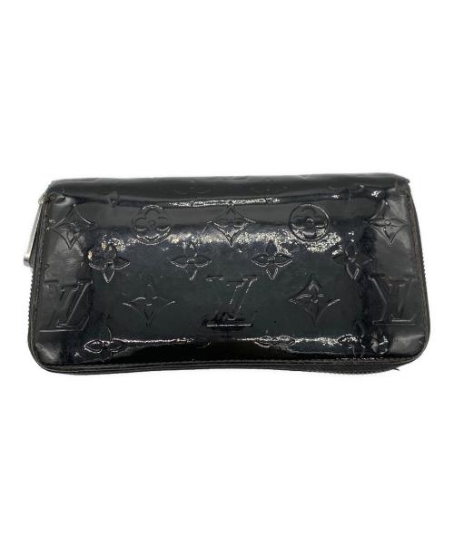 LOUIS VUITTON（ルイ ヴィトン）LOUIS VUITTON (ルイ ヴィトン) モノグラム・ヴェルニ ジッピーウォレット ノワール・マニエティック ブラックの古着・服飾アイテム