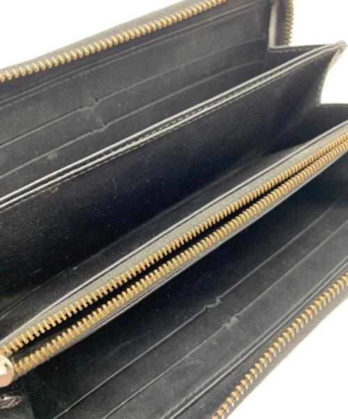 LOUIS VUITTON（ルイ ヴィトン）LOUIS VUITTON (ルイ ヴィトン) モノグラム・ヴェルニ ジッピーウォレット ノワール・マニエティック ブラックの古着・服飾アイテム