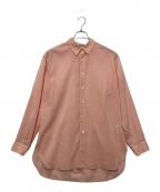 AURALEEオーラリー）の古着「HARD TWIST FINX ORGANDY SHIRT」｜ピンク