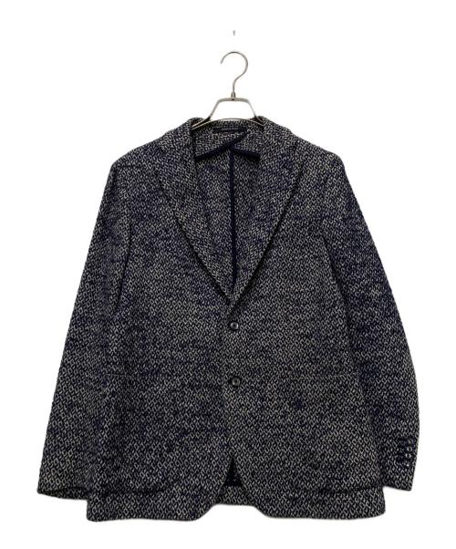 TAGLIATORE（タリアトーレ）TAGLIATORE (タリアトーレ) ジャケット ネイビー×ホワイト サイズ:48の古着・服飾アイテム