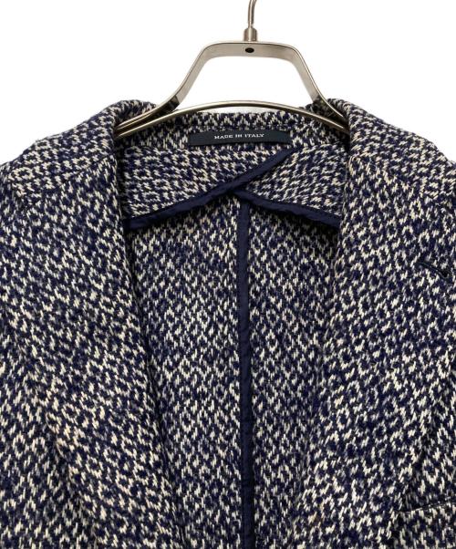 TAGLIATORE（タリアトーレ）TAGLIATORE (タリアトーレ) ジャケット ネイビー×ホワイト サイズ:48の古着・服飾アイテム