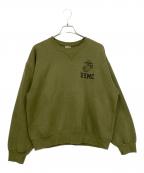 SOFFEソフィー）の古着「クルーネックスウェット」｜オリーブ