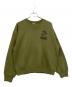 SOFFE（ソフィー）の古着「クルーネックスウェット」｜オリーブ
