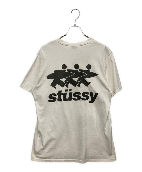 stussy（ステューシー）stussy (ステューシー) Surfwalk Tee ネイビー サイズ:SIZE Mの古着・服飾アイテム
