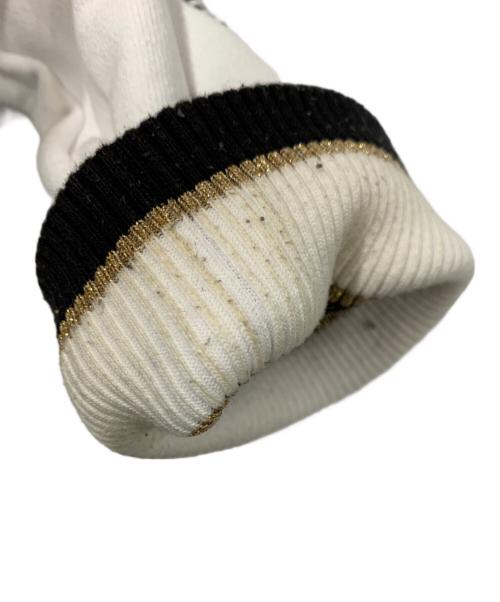 A BATHING APE（ア ベイシング エイプ）A BATHING APE (ア ベイシング エイプ) Souvenir Shark Zip Hoodie ホワイト×ブラック サイズ:Lサイズの古着・服飾アイテム