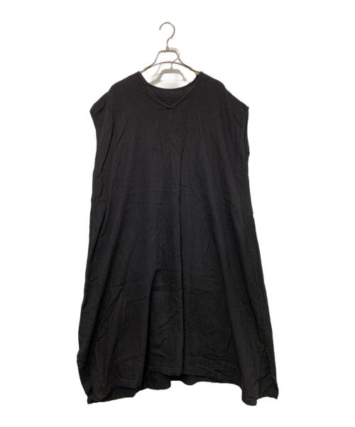 tamaki niime（タマキ ニイメ）tamaki niime (タマキ ニイメ) ノースリーブワンピース ブラック サイズ:SIZE Lの古着・服飾アイテム