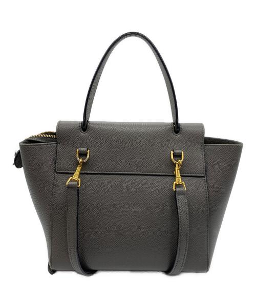 CELINE（セリーヌ）CELINE (セリーヌ) ベルトバッグ ナノ グレーの古着・服飾アイテム