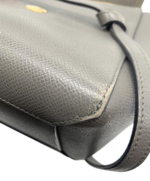 CELINE（セリーヌ）CELINE (セリーヌ) ベルトバッグ ナノ グレーの古着・服飾アイテム