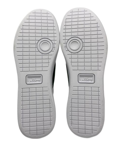 LACOSTE（ラコステ）LACOSTE (ラコステ) スニーカー ホワイト×グリーン サイズ:26.0 未使用品の古着・服飾アイテム