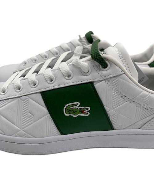 LACOSTE（ラコステ）LACOSTE (ラコステ) スニーカー ホワイト×グリーン サイズ:26.0 未使用品の古着・服飾アイテム