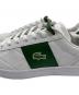 中古・古着 LACOSTE (ラコステ) スニーカー ホワイト×グリーン サイズ:26.0 未使用品：10000円