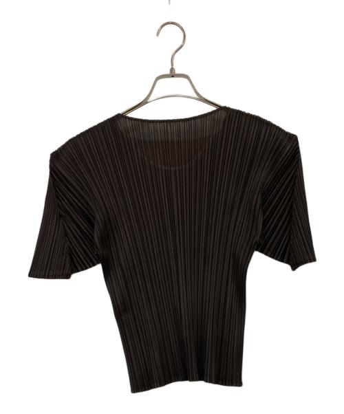 PLEATS PLEASE（プリーツプリーズ）PLEATS PLEASE (プリーツプリーズ) 半袖カットソー ブラック サイズ:SIZE 4の古着・服飾アイテム