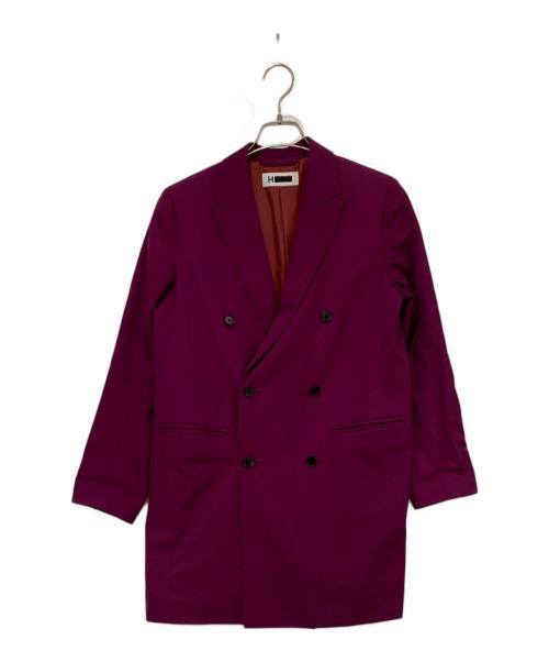 H BEAUTY&YOUTH（エイチ ビューティー&ユース）H BEAUTY&YOUTH (エイチ ビューティー&ユース) テーラードジャケット パープル サイズ:Sサイズの古着・服飾アイテム