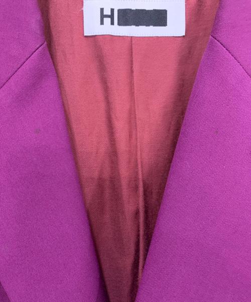 H BEAUTY&YOUTH（エイチ ビューティー&ユース）H BEAUTY&YOUTH (エイチ ビューティー&ユース) テーラードジャケット パープル サイズ:Sサイズの古着・服飾アイテム