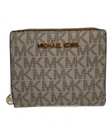 MICHAEL KORS（マイケル・コース）の古着「2つ折り財布」｜ベージュ