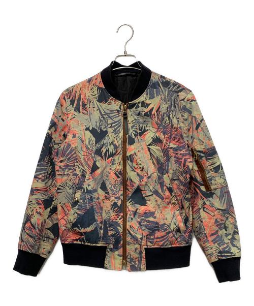 PS Paul Smith（ＰＳポールスミス）PS Paul Smith (ＰＳポールスミス) ブルゾン ネイビー×ピンク×カーキ サイズ:Mサイズの古着・服飾アイテム